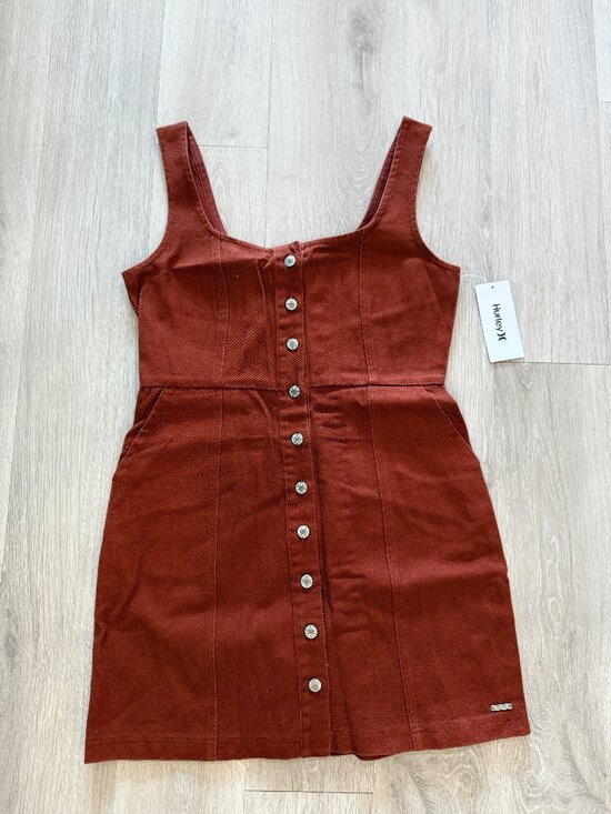 Hurley Dresses & Skirts - Hurley Women's Orange and Burgundy Dress